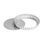 RINKLE TRENDZ Aluminium Round Pie Dish Quiche Pan Tart Mould with Removable Bottom 6 Inch for Baking in OTG Oven