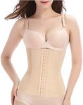Nebility Maternity Belly Band Postpartum Recovery Belt Waist Trainer Abdominal Wrap C-section Postnatal Girdle (S, Beige)