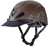 Troxel Dakota Performance Helmet, Turquoise Paisley, Medium