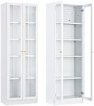 IRONMIX Enclosed Bookshelf with Acr