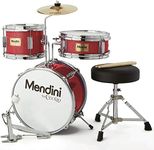 Mendini 3-Piece 13-Inch Junior Drum Set, Metallic Bright Red - MJDS-1-BR