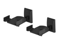 Monoprice Universal Bookshelf Speaker Wall Mount Brackets, Swivel, Tilt, Dual Side Clamping, Large Bookshelf/Surround Sound Speakers up to 55 lbs., Pair