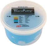 CanDo TheraPutty Antimicrobial - Therapeutic modelling clay - 1 lb - blue (strong)