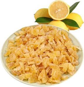 Candied Lemon Peel Diced 8.8oz/250g,Ready To Eat Diced Lemon Peel, For Fruit Cake, Cooking And Baking,Mooncake filling