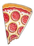 BigMouth Inc. Super Soft Large Novelty Pizza Fuzzy Blanket Ideal Throw for Sofas and Beds for Adults and Kids, 5 Feet Long