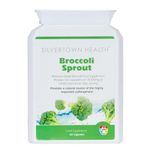 Silvertown Health Pure Broccoli Sprout - 60 Capsules * Supplies per Daily Serving - Broccoli Extract Equivalent to 18,000mg of Whole Broccoli Powder & Sulforaphane 6mg.