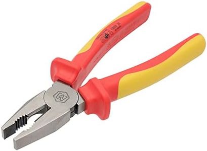 MichaelPro 8-Inch Insulated Combination Pliers, 1000V VDE Certified for Electricians and Electrical Vehicles Use, HRC58–62 Jaws, Anti-Slip Handle, Electrical Tool for Cutting and Gripping | MP003066