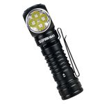 weneasker Head Torch Rechargeable 4000 Lumen, Sofirn HS41 EDC Flashlight 6500K Super Bright Headlamp with 4 LED, 9 Modes Headtorch with Magnetic for Fishing, Working, Hiking, Camping