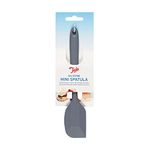 Tala Silicone Mini Spatula in Grey Colour, Heat Resistant up to 240 Degrees and Ideal for Serving All tasks of Sauces and Soups, Ideal to use with Non-Stick Cookware, Dishwasher Safe