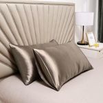 Atrube's Satin Silk Pillow Protectors for Hair and Skin with Silk Scrunchies for Women Stylish |Satin Pillow Covers | Pillowcases | Size: Standard