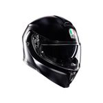 AGV Streetmodular ECE 22-06 Mono, Modular Helmet, Flip Up Motorcycle Helmet ECE 22-06 P/J With Sun Visor, Matt Black, XXL