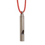 Vargo Titanium Emergency Whistle with Cord