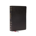 NKJV, Woman's Study Bible, Genuine Leather, Black, Red Letter, Full-Color Edition: Receiving God's Truth for Balance, Hope, and Transformation