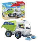 Playmobil 71432 City Action Road Sweeper, city cleaning, rotating brushes, environmental and educational toy, fun imaginative role-play, playsets suitable for children ages 4+