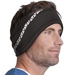 Tough Headwear Reflective Fleece Ear Warmer Headband For Women Men, Winter Headband, Ear Covers for Cold Weather, Ear Muffs for Running, Ski