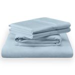 TEMPUR Classic Cotton Sheet Set Sleepy Blue - Queen