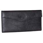 Buxton Women's Heiress Organizer Clutch, Black, One Size