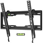 USX MOUNT Tilting TV Wall Mount Low Profile for Most 26-60" LED, LCD, OLED, Plasma Flat Screen TVs, TV Wall Mount with Max VESA 400x400mm up to 99lbs, Wall Mount TV Bracket Fits 8” 16" Studs