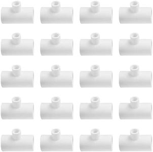 Chicken Waterer PVC Fittings | Chicken Feeder PVC Pipes - Side Mount Chicken Drinkers for Chicken Quail Duck, Poultry Drinker