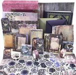 Diuhofart Ultimate Vintage Scrapbook Supplies & Junk Journal Kit - A6 Retro Notebook, Aesthetic Stationery Supplies, Craft Set for Women, Suitable for Journaling & Scrapbooking