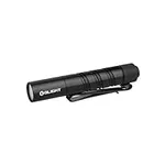 OLIGHT I3T 2 EOS Pocket EDC Flashlight, 200 Lumens Compact Bright Handheld Flashlights, Dual-Output Tail Switch Light with AAA Battery and Two-Way Pocket Clip for Camping and Hiking (Black)