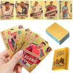 Lotvic Pack of 55 Football Star Cards, Football Cards, UEFA Champions League, Football Trading Card, Children for Collecting Cards for Fans, Children, Teenagers and Adults