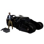 McFarlane DC Multiverse 7" Scale Vehicles - Tumbler with Lucius Fox (The Dark Knight) Gold Label, Includes Action Figure and Accessories