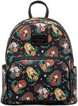 Loungefly Harry Potter Glow In The Dark Kawaii Mini Backpack, Multicolor, One Size, Hpbk0200