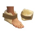 Kozee Komforts Polyester High Pile Fleece Heel Protectors - Provide Soft and Comfortable Relief for Heel Pressure and Bed Sore Prevention in Delicate Heels - Sold as a Pair