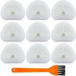 9 Pack Replacement Filters for Black + Decker Dustbuster AdvancedClean Cordless Handheld Vacuum VLPF10 HLVA320J26 HLVA325J10 HLVA315J22, Compatible with HLVA315J HLVA320J Filter, Part N575266 N600601