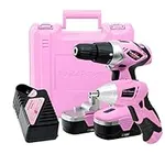 Pink Power Drill Set and Electric S