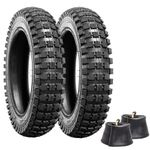 12.5x2.75 Replacement Knobby Tire and Inner Tube, 12 1/2 x 2.75 Dirt Bike Tire Tube for Razor MX350 MX400 Dirt Rocket, X-Treme X-560, Compatible with 12 1/2x2 3/4 Electric Scooters Tire Tube(2Sets)