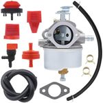 NIMTEK 632334A Carburetor for Tecumseh HMSK80 HM100 HM80 OHSK110 OHSK120 for John Deere Snowblowers TRS22 TRS32 Toro 824 824XL Power Shift Snowthrower Engines Replace 632370A 632334