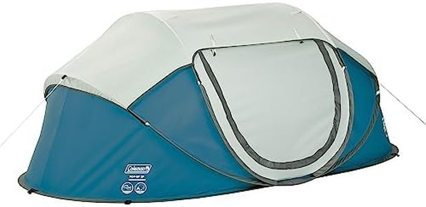 Coleman Pop Up Tent Galiano 2, 2 Man Past Pitch Festival Tent, absoltely waterproof 2 person Camping Tent, Blue, One