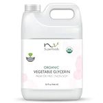 NV Superfoods - Organic Vegetable Glycerin - 946 ml - USP Food Grade, 100% Natural, Carrier for Essential Oils, Perfect for Skin, Hair & Nails as well as Arts & Crafts