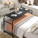 Klvied Overbed Table with Wheels,Ro