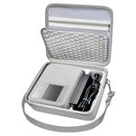 Case Compatible with Canon SELPHY CP1300/ CP1200/ CP1500 Wireless Compact Photo Printer and Color Ink/Paper Set - Organizer Storage Bag Only (White)