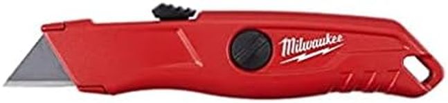 Milwaukee 4932471360 Self Retracting Safety Knife, Red