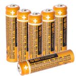 6 Pack HHR-55AAABU NI-MH AAA Rechargeable Batteries for Panasonic 1.2V 550mAh AAA Battery for Cordless Phones