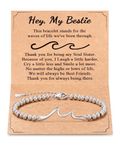 Lanqueen Friendship Gifts for Women Best Friend Friendship Bracelets Birthday Gift for Best Friend Bestie Gifts Cadeau femme Best Friend Jewelry