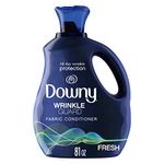 Downy WrinkleGuard Liquid Fabric Softener and Conditioner, Fresh, 81 fl oz