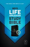 NLT Boys Life Application Study Bible, TuTone (LeatherLike, Neon/Black)