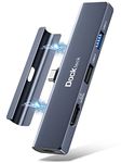 iPad Pro USB C Hub Multiport Adapter - Dockteck USBC Hub 5 in 1 with 100W PD, 4K 60Hz HDMI, Audio, USB 3.0, USB C Dock with Magnetic Grip for iPad Pro 12.9 2021 2020 2018, iPad Air, iPad Mini 6