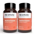 HealthKart hk vitals Multivitamin (120 Tablets) | For Men and Women | With Zinc, Vitamin C, Vitamin D3, Multiminerals and Ginseng Extract