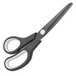 KUONIIY Scissors Ultra Sharp Titanium Coating Blades Soft Comfort-Grip Handles Multi-Purpose Scissors, 8 Inch