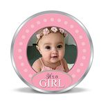 Precious-Moments BIS Hallmarked Personalised New-Born Baby Girl 20gm 999 Pure Silver Coin by ACPL