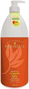 California Mango Cleansing gel body wash 33.8 fl oz (1000 ml)w/pump, 33.8 Ounce