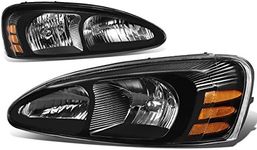 Pontiac Grand Prix Pair of Headlight (Black Housing Amber Corner) 7th gen FT1 GT2 GTP