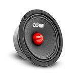 DS18 PRO-GM8.4B Loudspeaker - 8", Midrange, Red Aluminum Bullet, 580W Max, 4 Ohms,1.5" Kapton VC Premium Quality Audio Door Speakers for Car or Truck Stereo Sound System (1 Speaker)