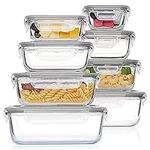 Vtopmart 8 Pack Glass Containers Se